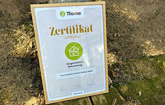 HOLZ100 Thoma Zertifikat: Ausgezeichnete Bemusterung