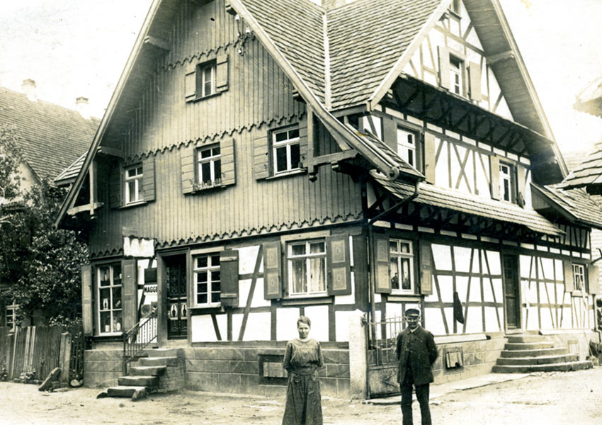 Historische Ansicht Pfauenhaus Kehl