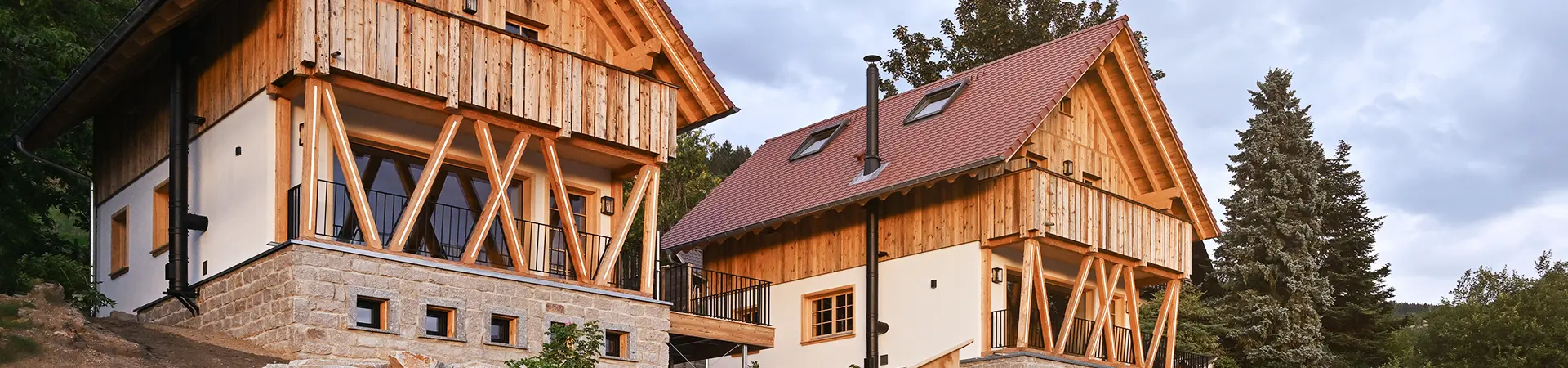 Franz Schaufler-Kreativer Holzbau Zimmerei HOLZ100 Ferienhaus Oma Ludwin